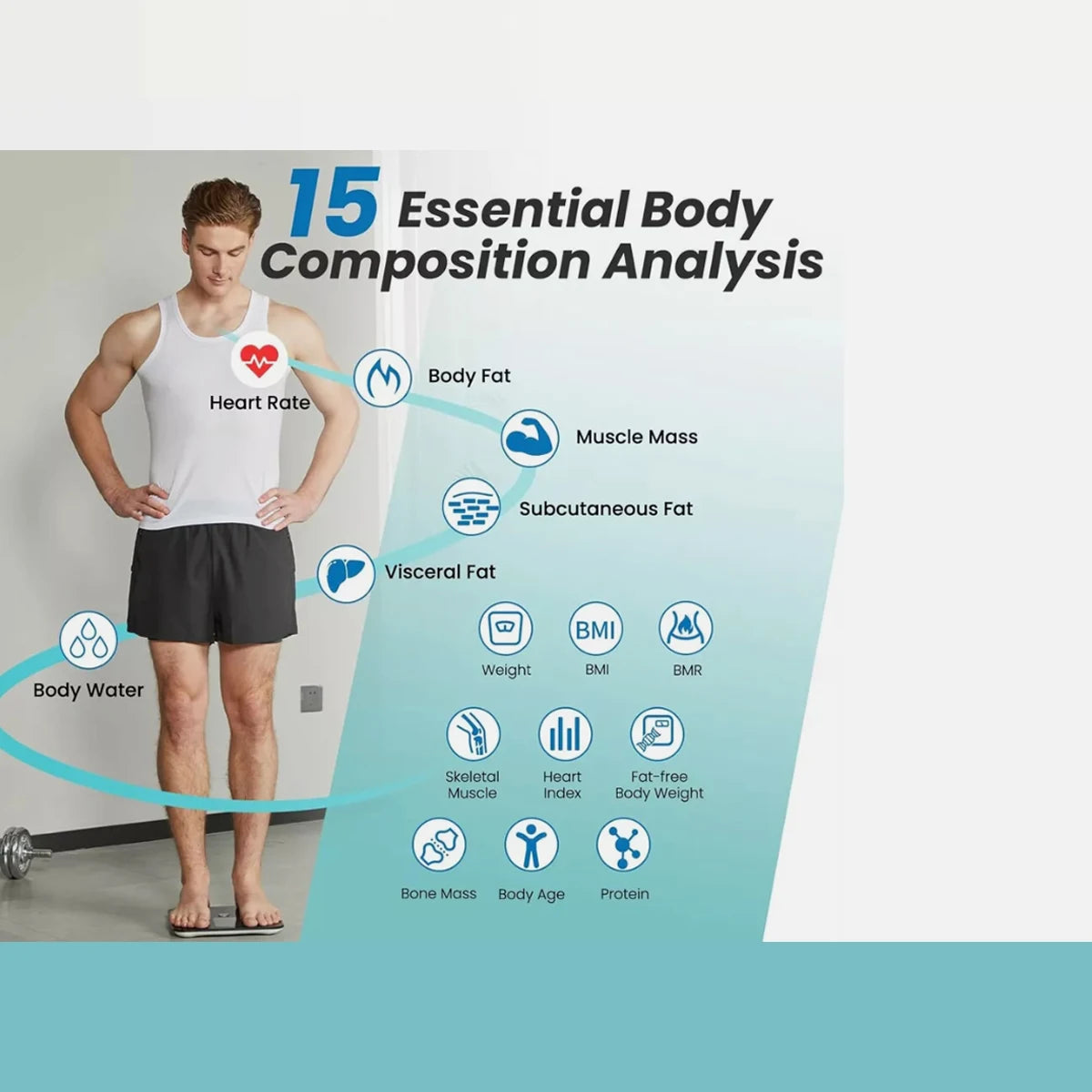 Smart Bluetooth Digital Health Weight Scale