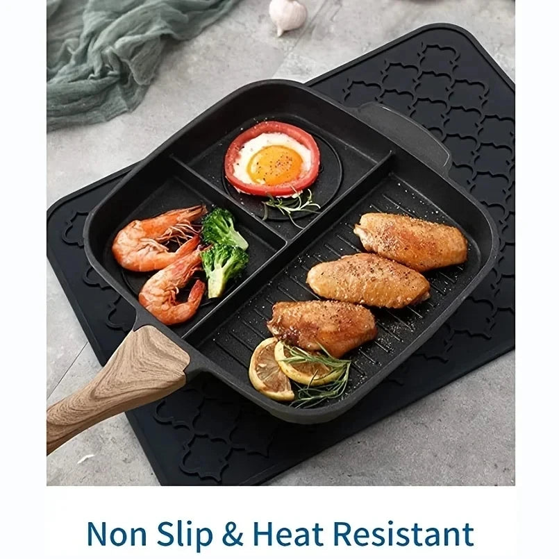 Silicone Drying Mat Non-Slip Heat Resistant Kitchen