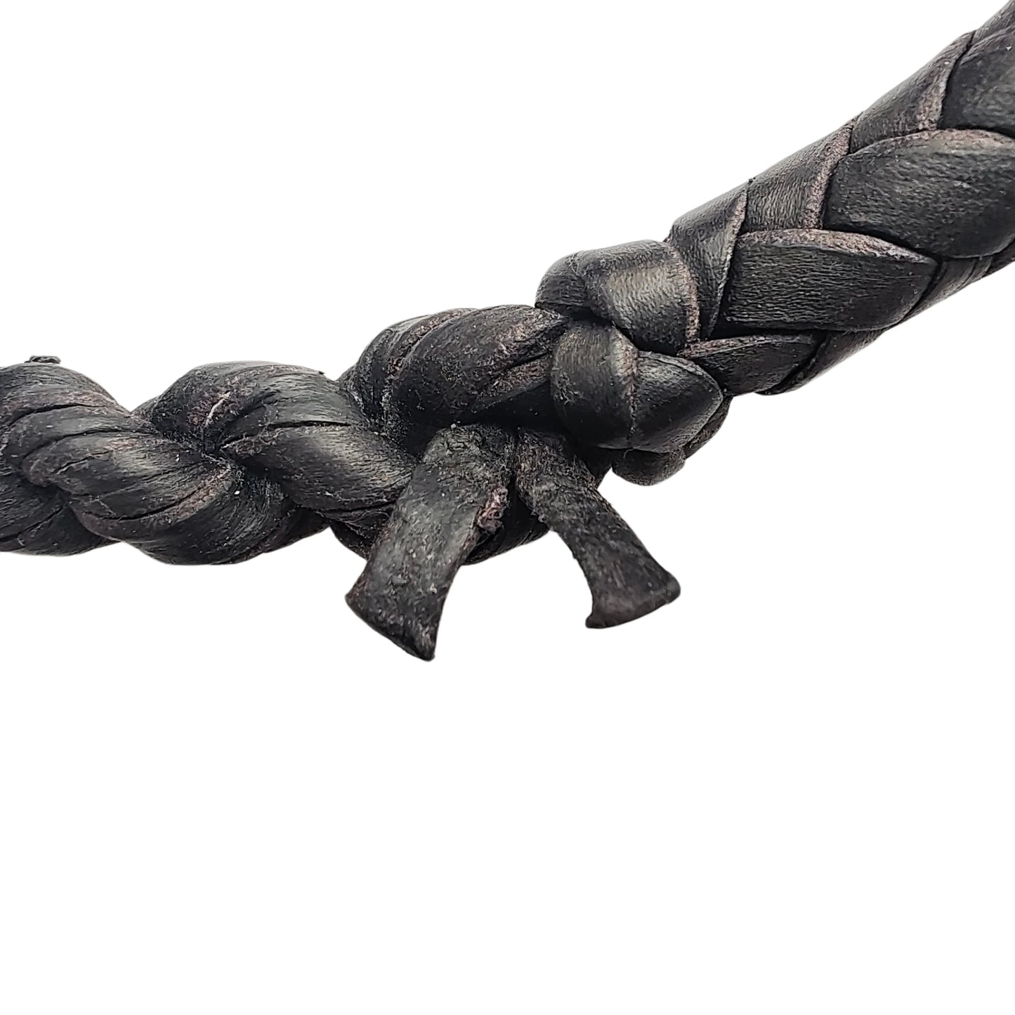 Wushu Cowhide Leather Whip with Wood Handle