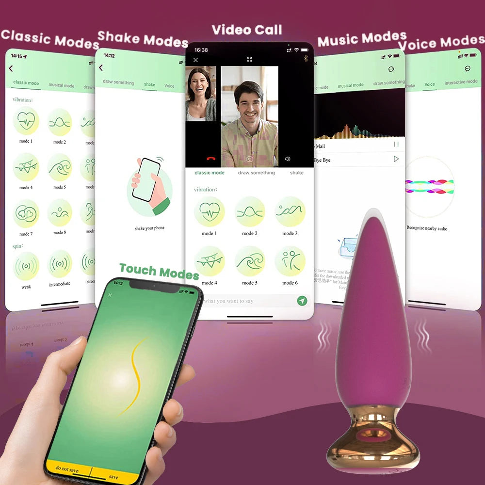 Wireless Remote Anal Vibrator for Men & Women