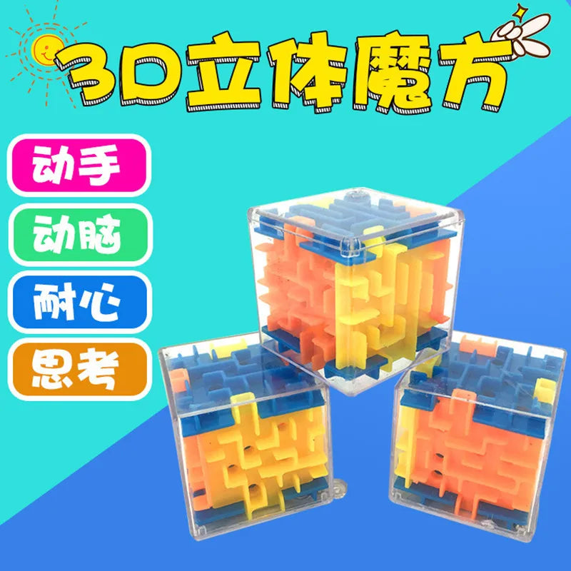 Mini 3D Maze Puzzle Cube – Stress Relief Toy