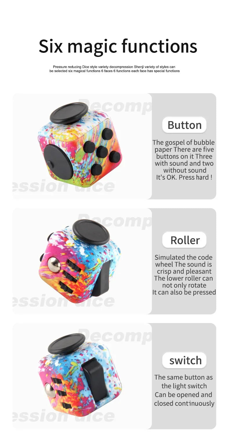 Infinity Fidget Cube – Anti-Stress Toy for All Ages