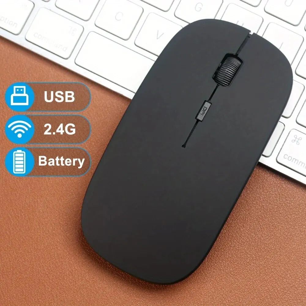 Wireless Mouse Gaming Backlight USB Compatible RGB Rechargeable - Clickilix