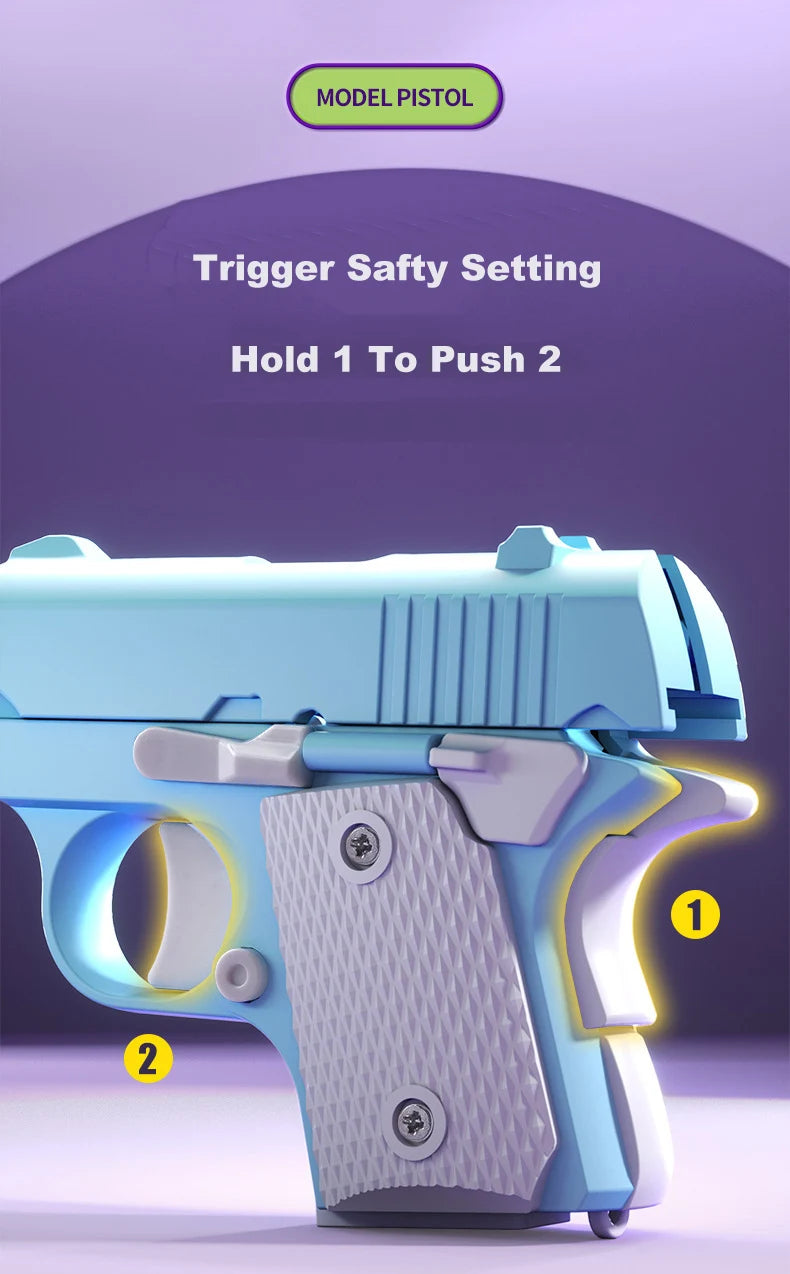 Mini 1911 Fidget Gun Toy – Stress Relief Fun