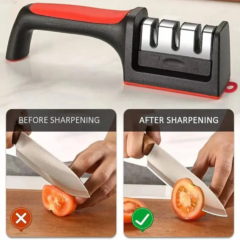 Multifunctional Knife & Scissors Sharpener – Precision Sharpening at Your Fingertips!