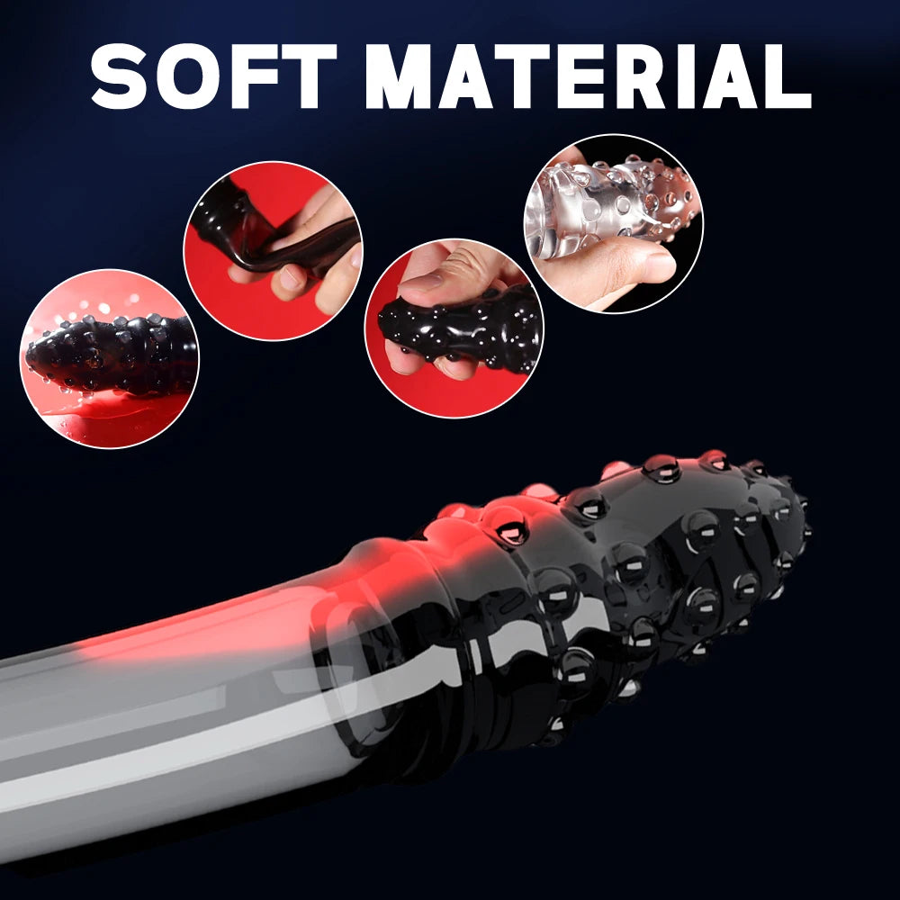 Reusable Penis Extension Sleeve with Vibrator