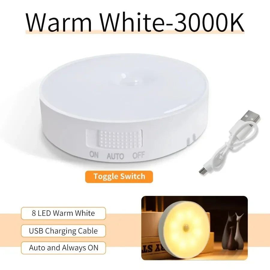 USB Rechargeable Motion Sensor Cabinet Light