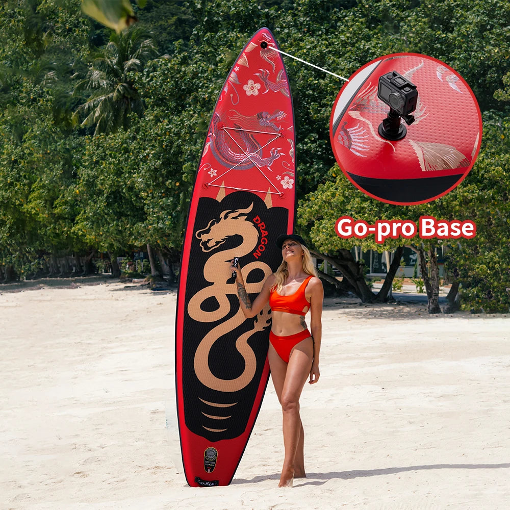 Feath-R-lite 11'6" Dragon Inflatable SUP Board Set