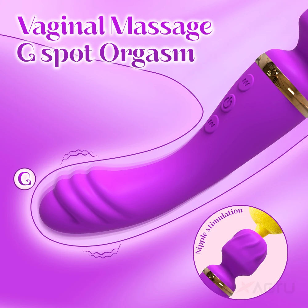 Dual Motor Vibrator USB Clit & G-Spot Toy