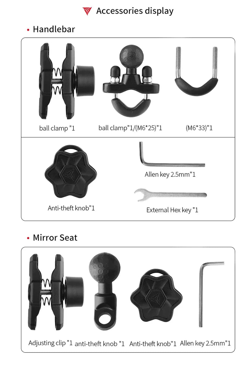 Motorcycle Wireless Charging Phone Mount