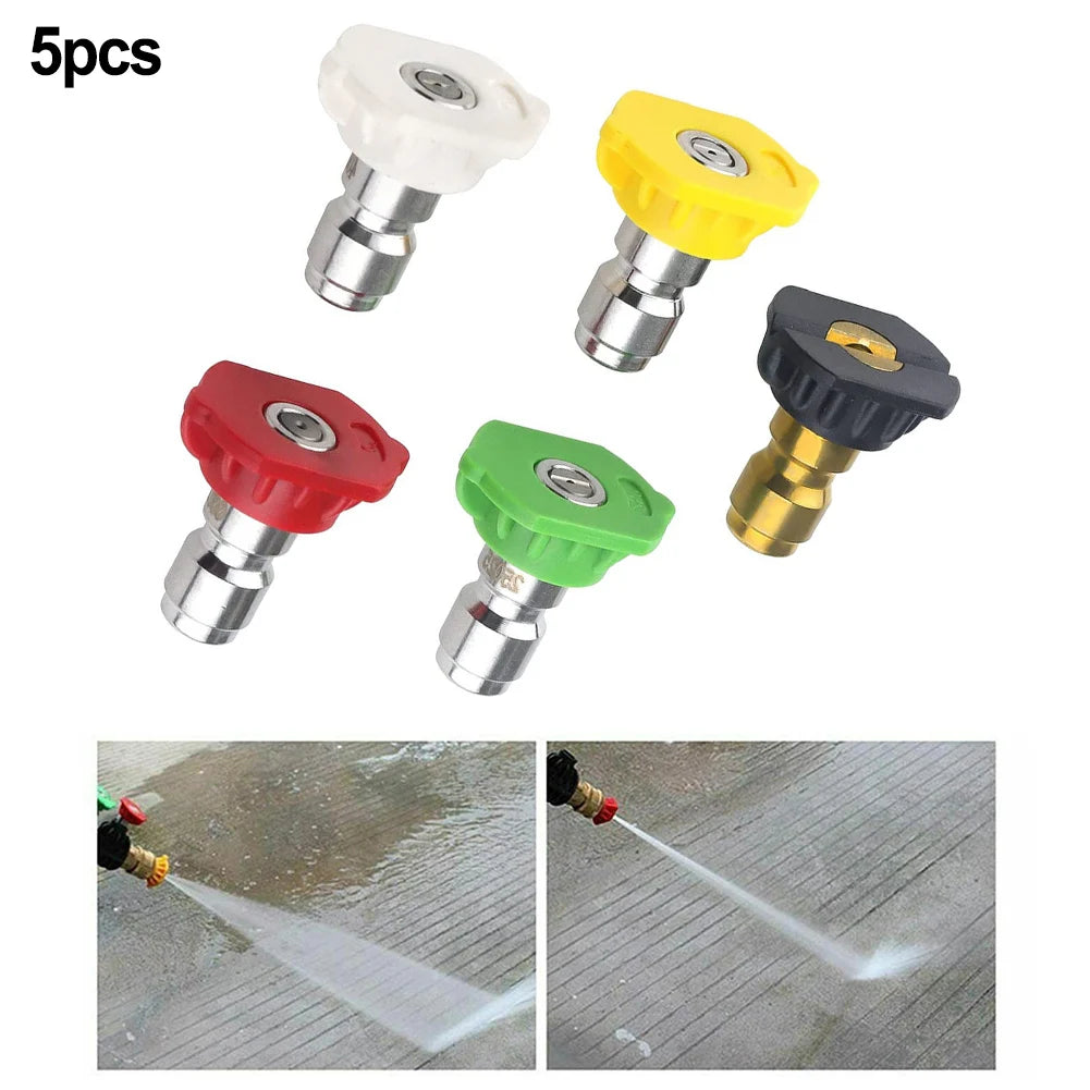5pc Quick-Connect Pressure Washer Nozzle Set