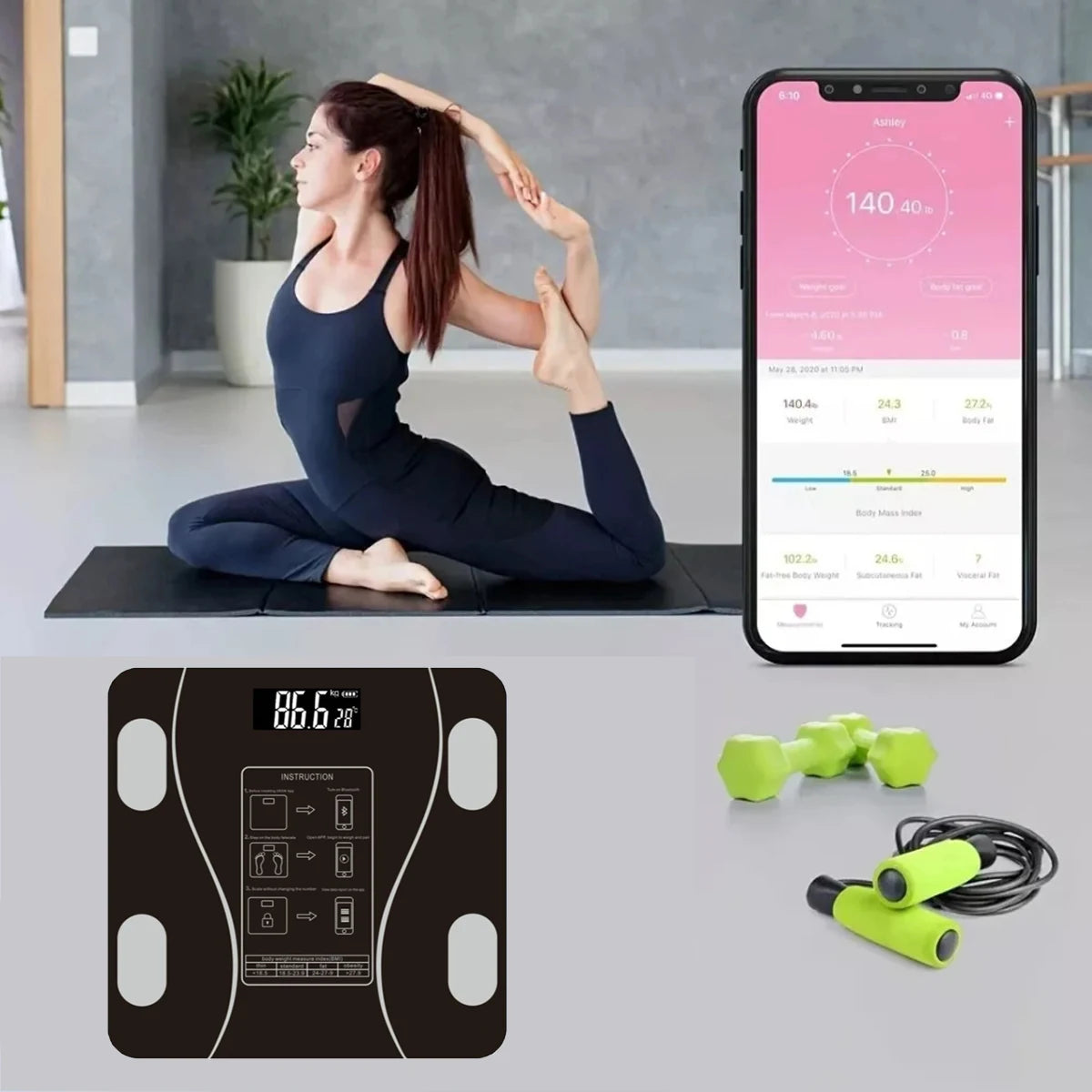 Smart Bluetooth Digital Health Weight Scale