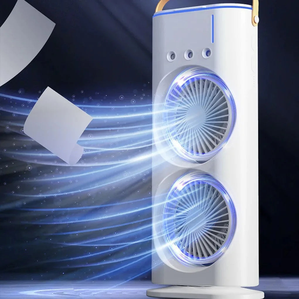 3-in-1 Mini Air Cooler with LED Light