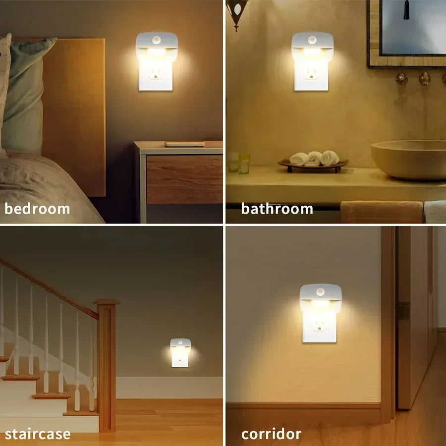 Plug-In LED Motion Sensor Night Light EU