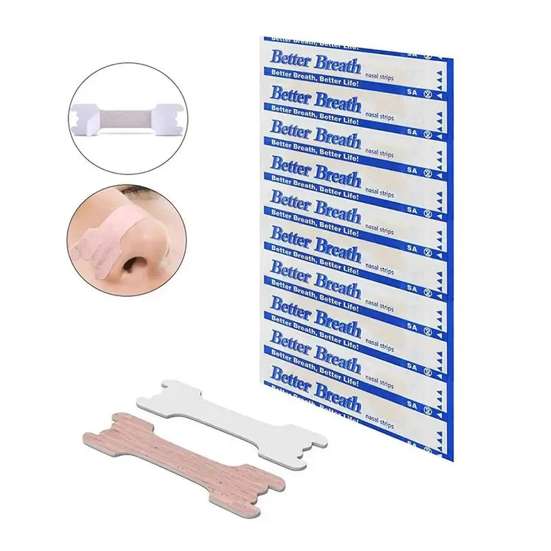 Breath-Improving Anti-Snore Nasal Strips Pack - Clickilix