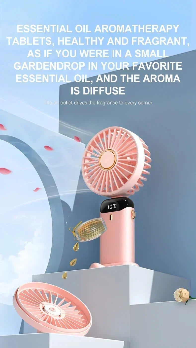 Rechargeable Neck Fan Mini Air Cooler