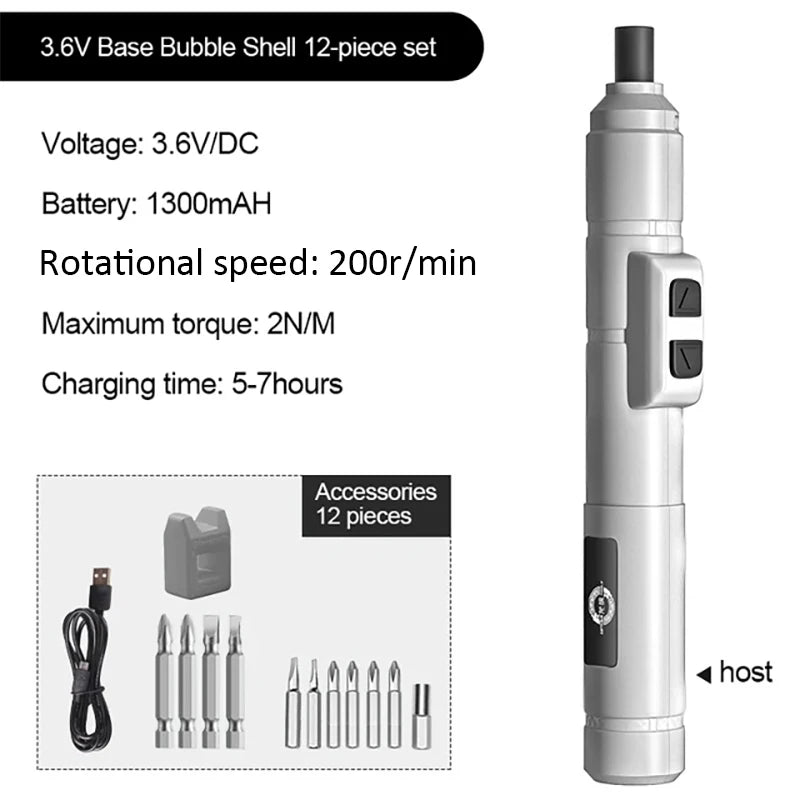 Fix smarter with this mini electric screwdriver set!