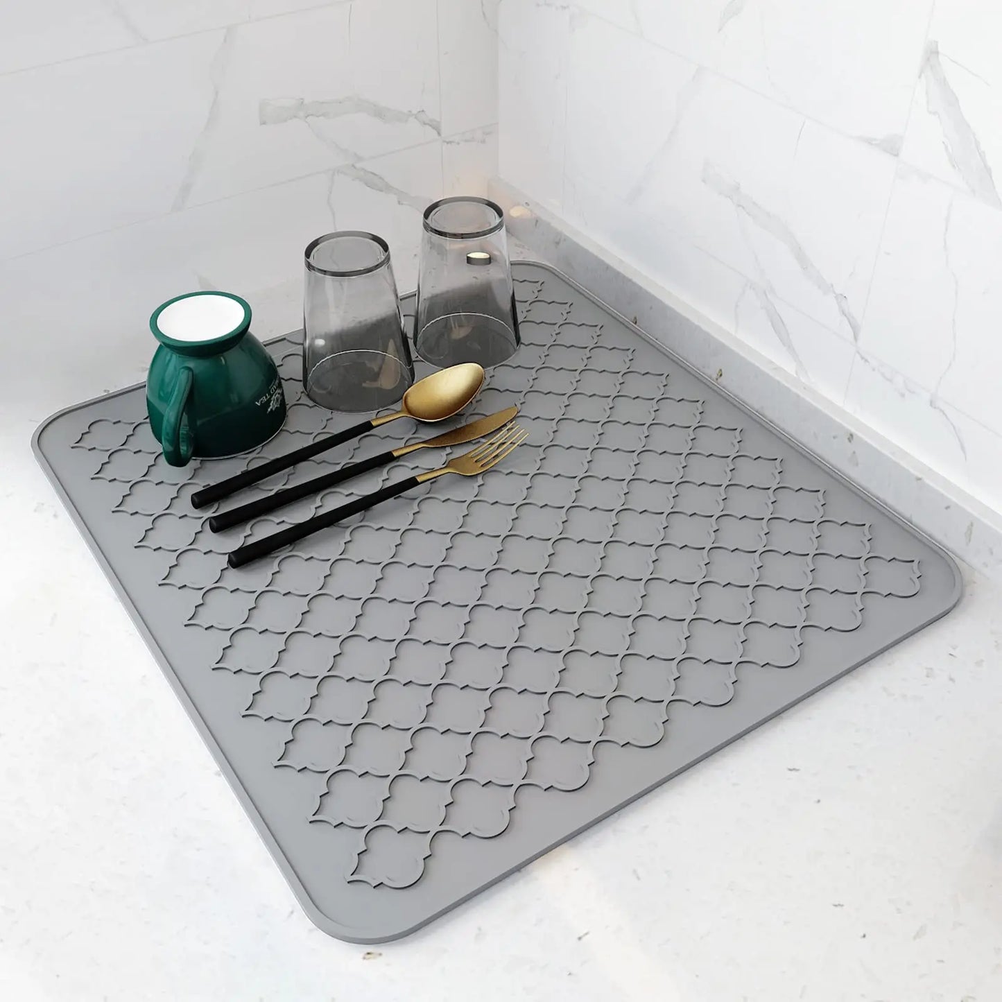 Silicone Drying Mat Non-Slip Heat Resistant Kitchen