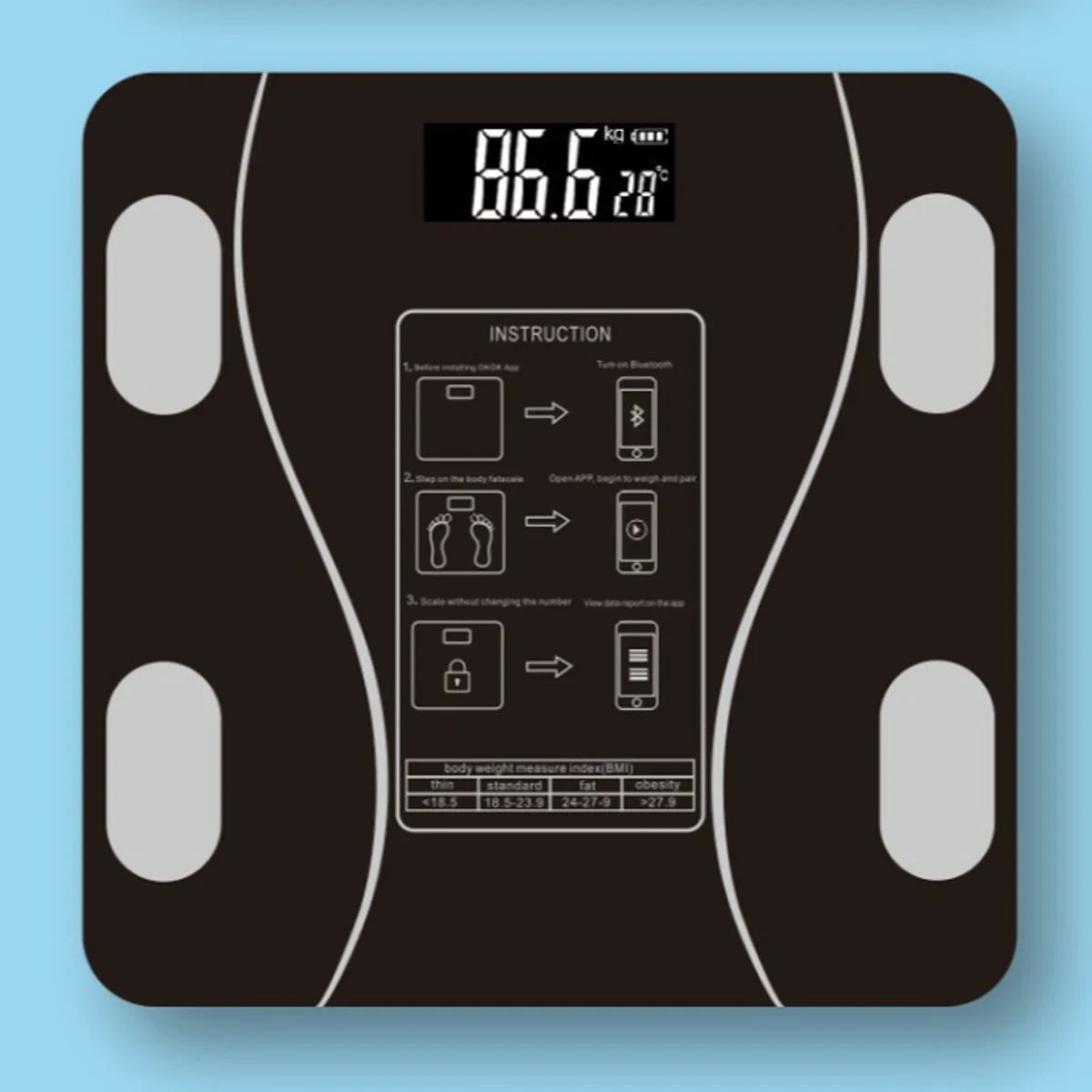 Smart Bluetooth Digital Health Weight Scale