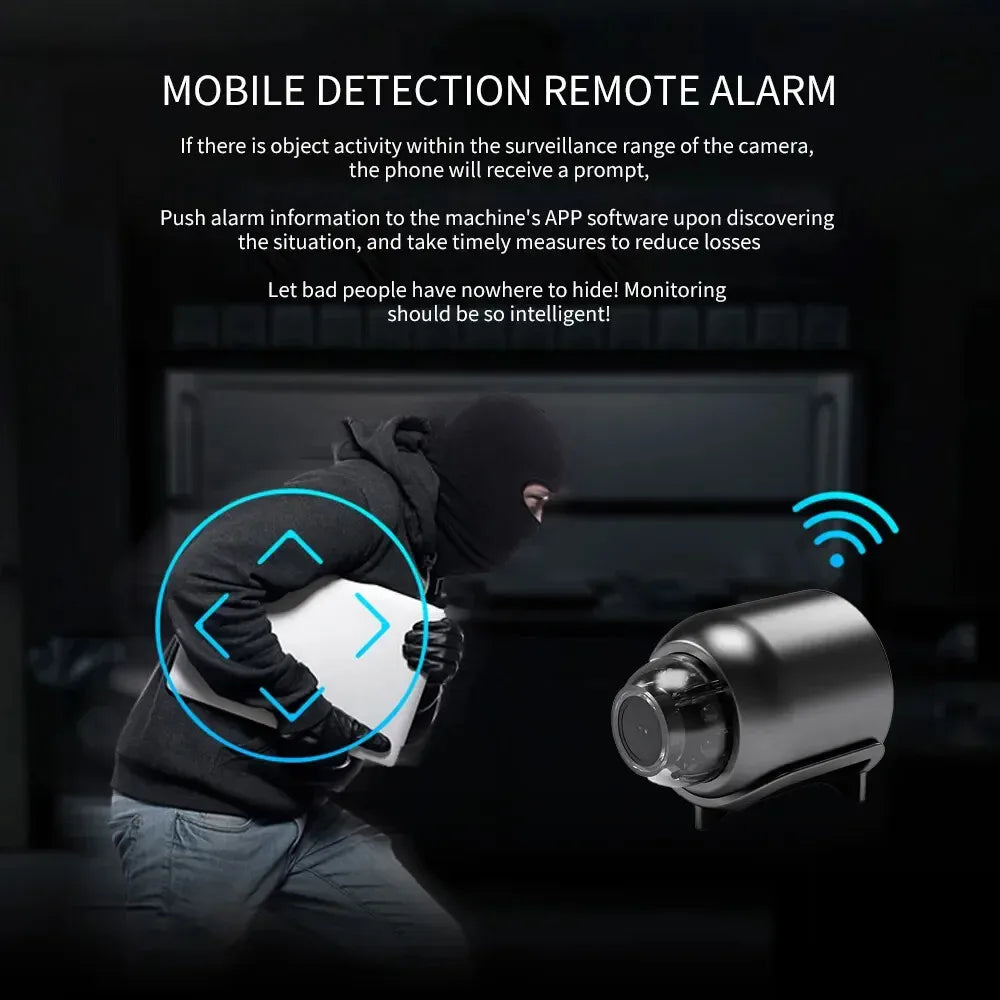 X5 Mini HD1080P Wireless WiFi Security Camera - Clickilix