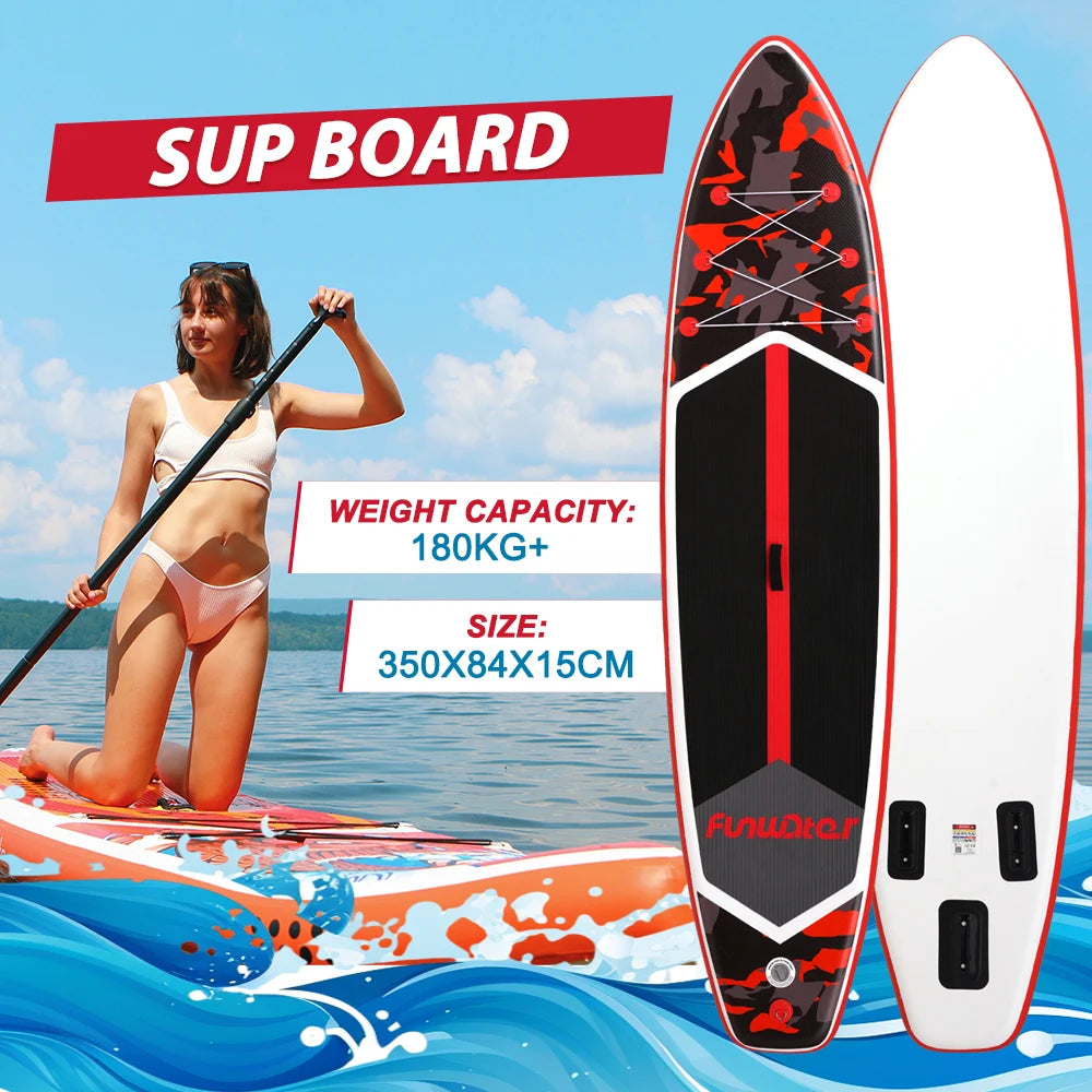 Feath‑R‑Lite 11′ Inflatable SUP Board with Accessories