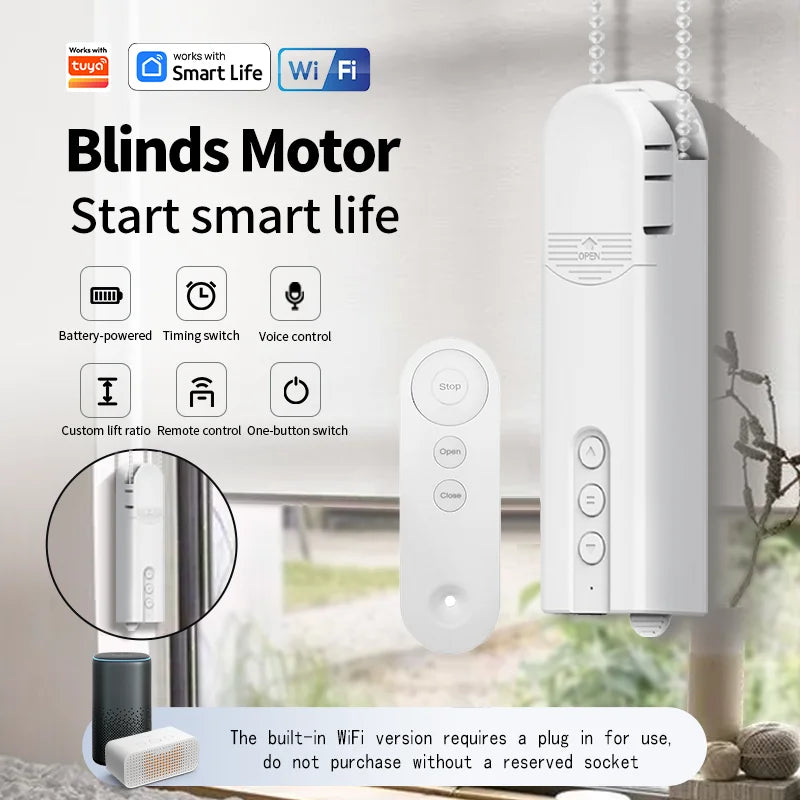 Smart Electric Chain Blinds Motor WiFi