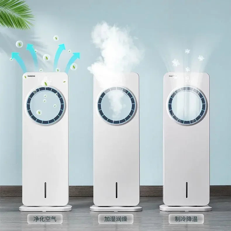 Leafless Cooling Fan with Ice & Water System