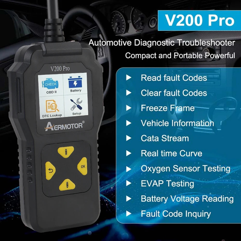 Engine Fault Diagnosis Tool – V317 OBD II EOBD Car Diagnostic Scanner