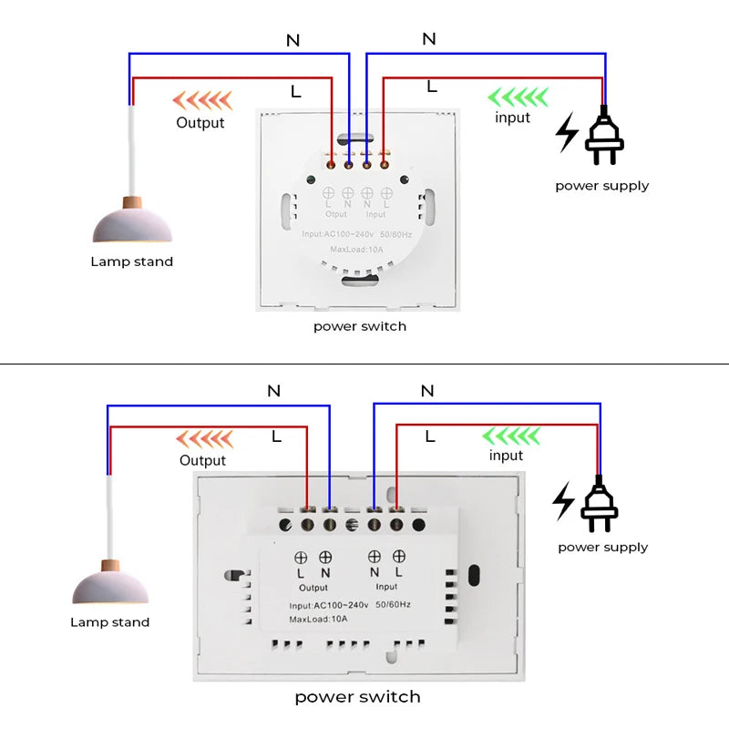 Infrared Hand Sweep Smart Wall Switch – Touchless Control