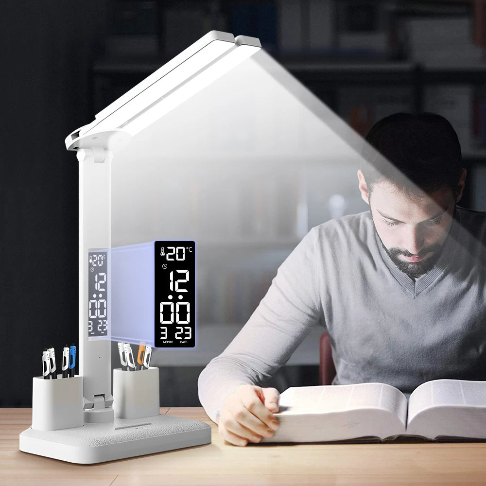 Smart Touch LED Desk Lamp Rechargeable for Study