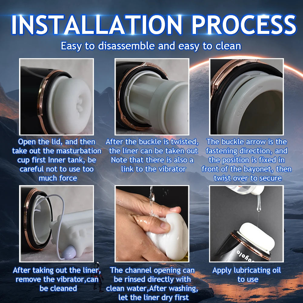 Automatic Thrusting & Sucking Male Stroker
