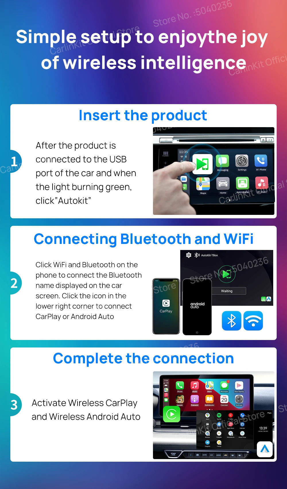 2025 CarlinKit AI Box – Wireless CarPlay with Android 13 Power!