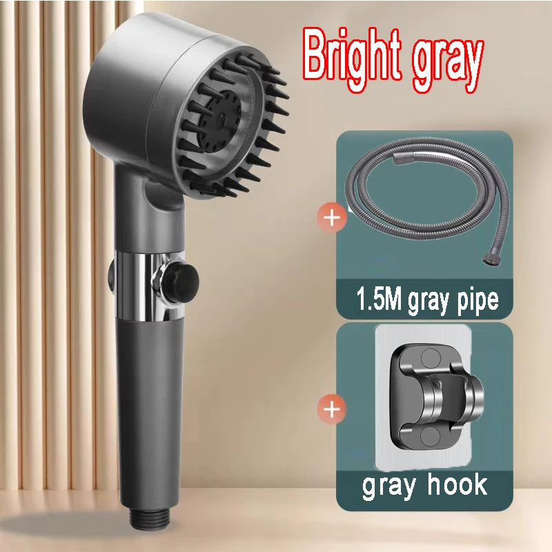 4 Modes Shower High Pressure Massage Shower Head With Filter Element