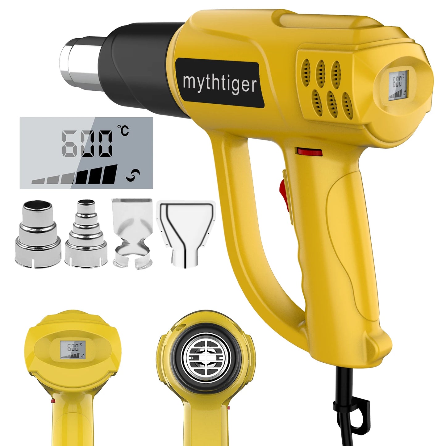 2000W Industrial Electric Hot Air Gun Digital