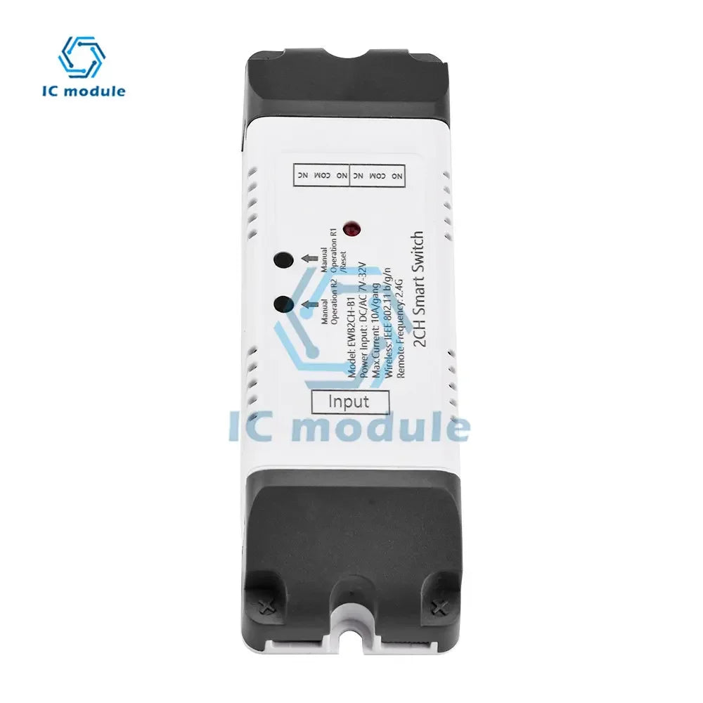 Smart WiFi Dual-Channel Switch with eWeLink App