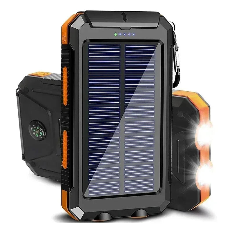 Solar Power Bank 20000mAh with LED Light