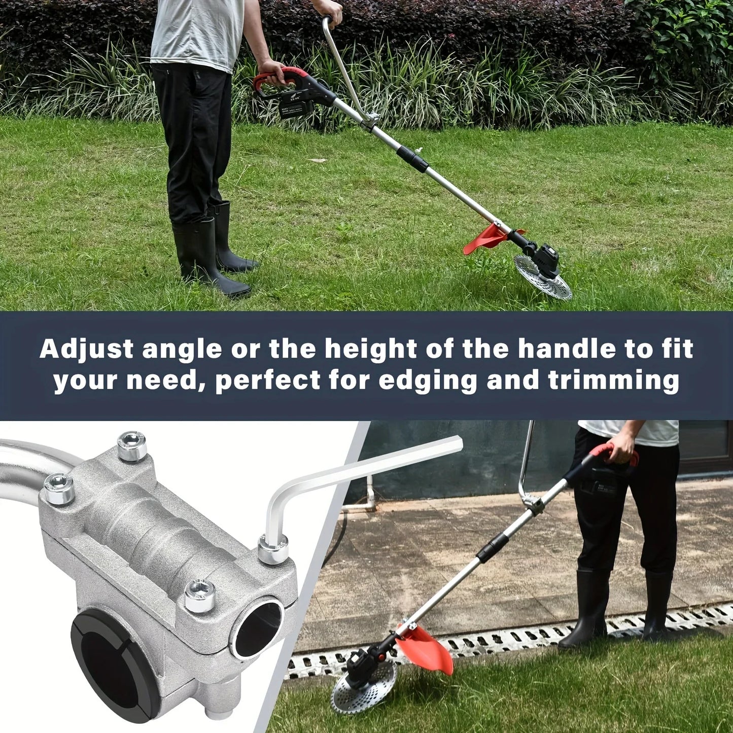 Ergonomic Trimmer Handle for Weed Whackers