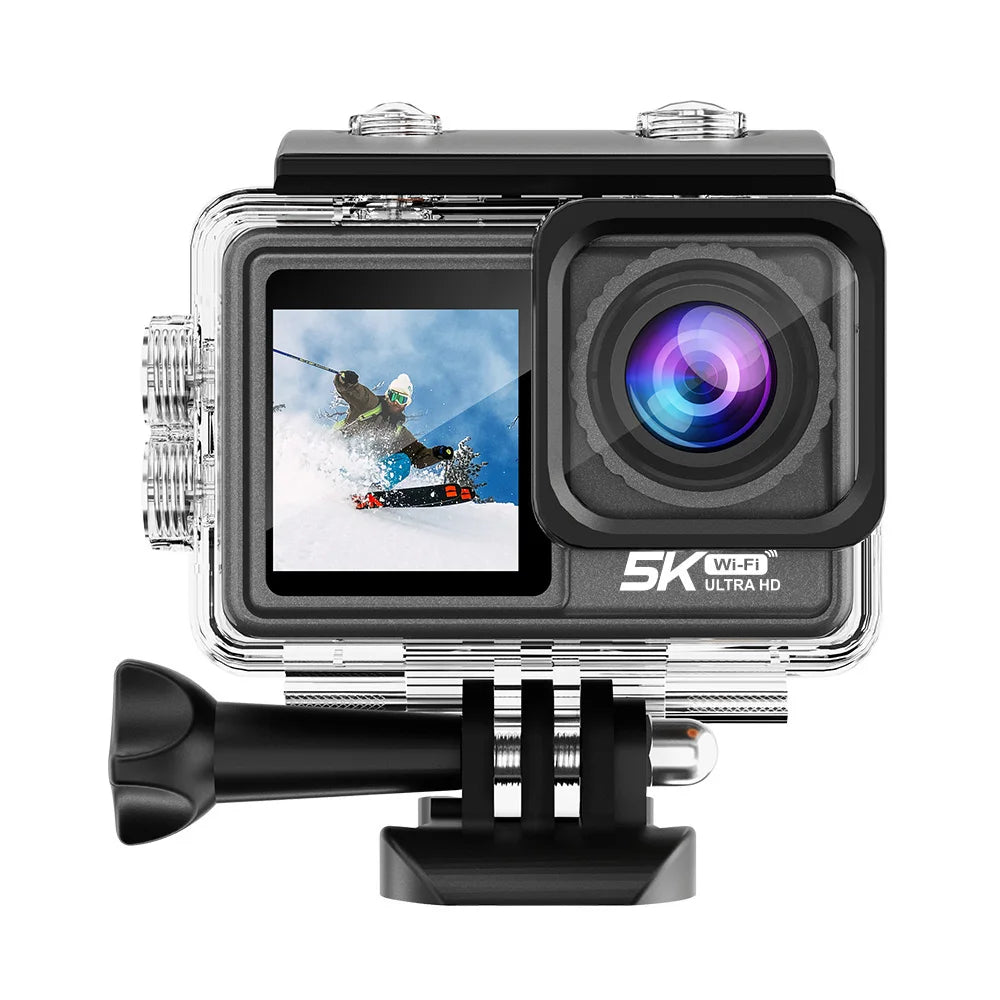 Film every detail with this 5K dual-screen action camera!
