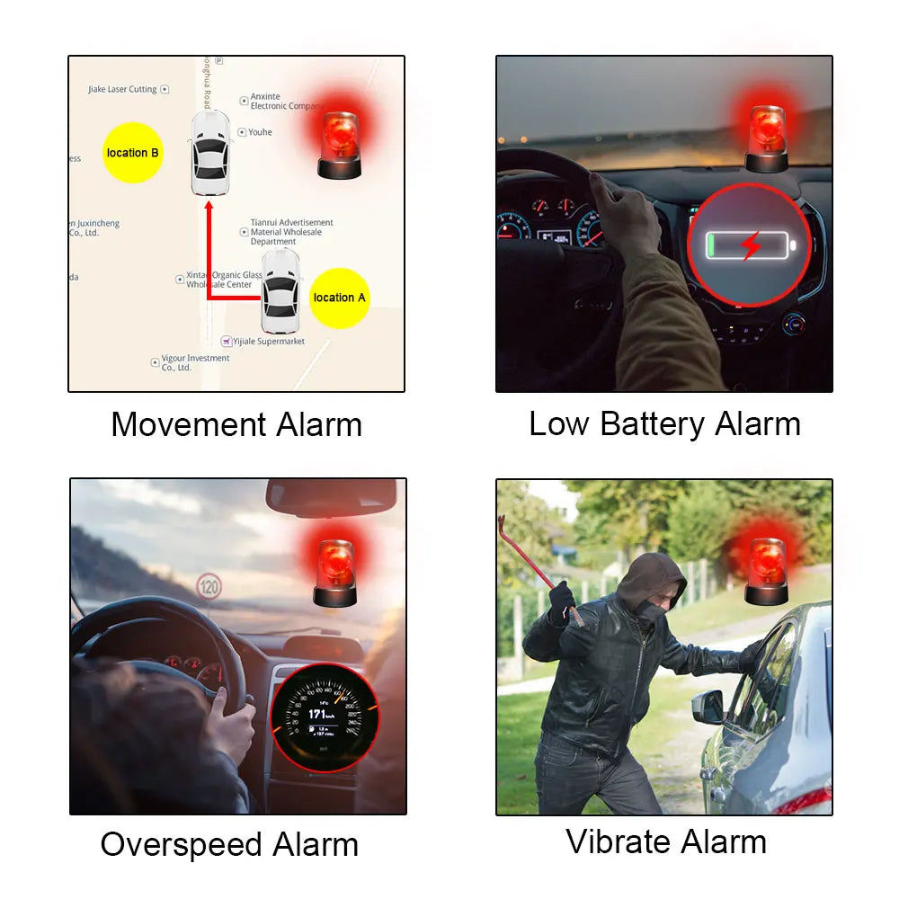 Real-time tracking with this 3pcs Mini 4G GPS Device Set!