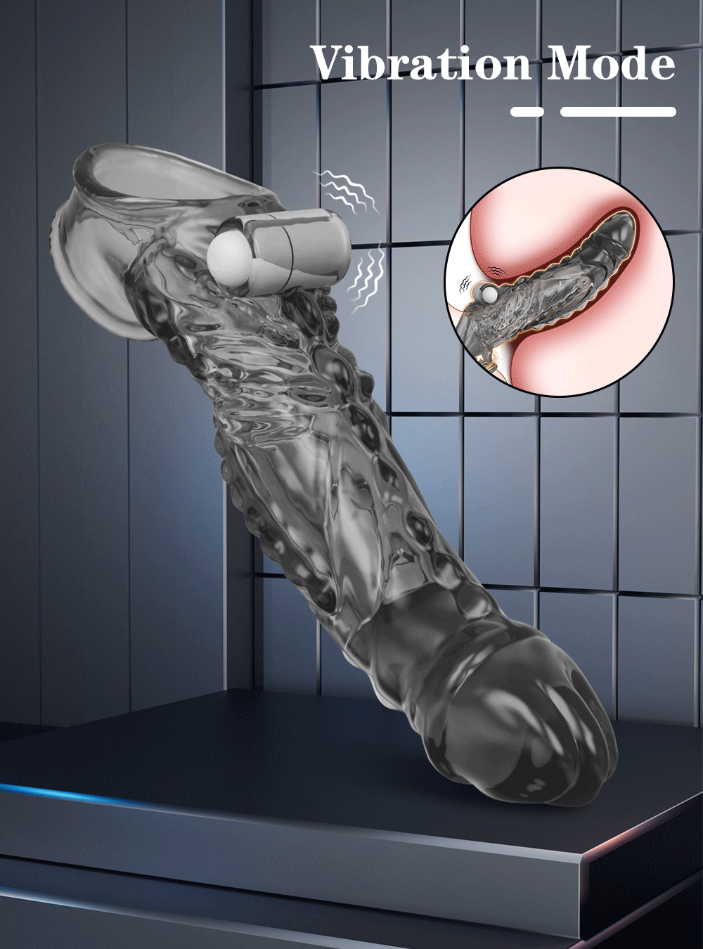 Reusable G-Spot Vibrator & Cock Ring Set