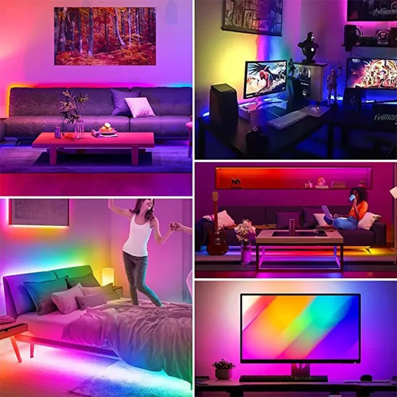 5050 RGB LED Light Strip – Mood Lighting with Bluetooth Magic!
