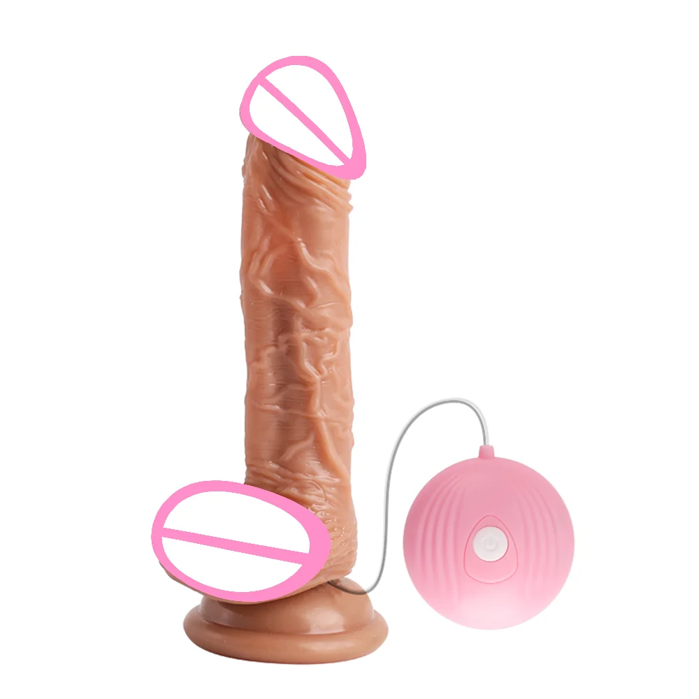 Realistic Dildo Vibrator with Suction Cup