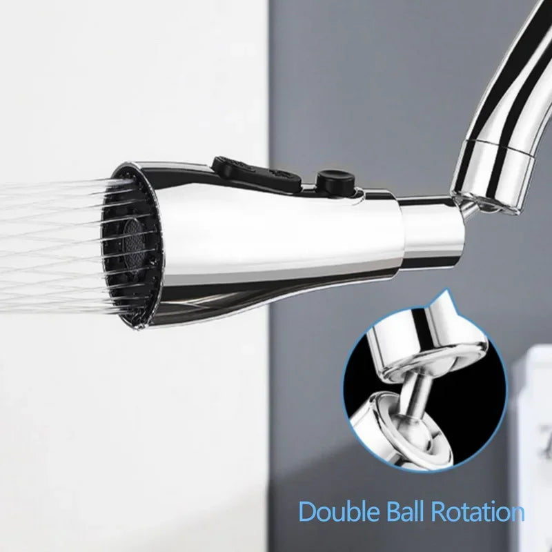 Universal 3-in-1 360° Rotating Kitchen Faucet Tap