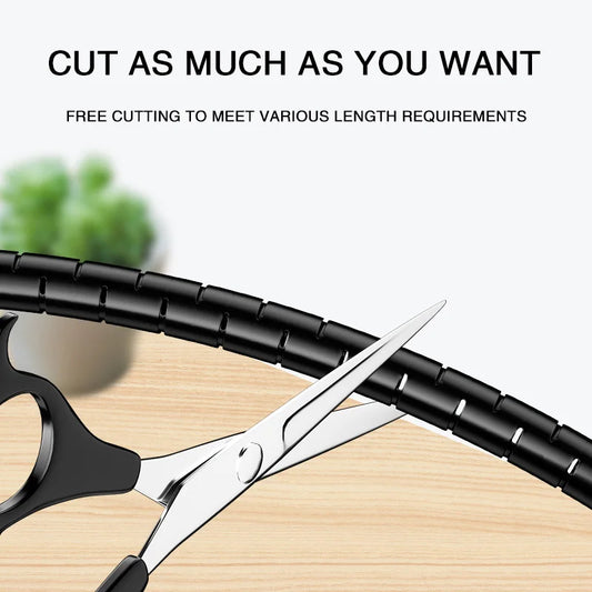 2M Spiral Cable Wire Protector Organizer Tube