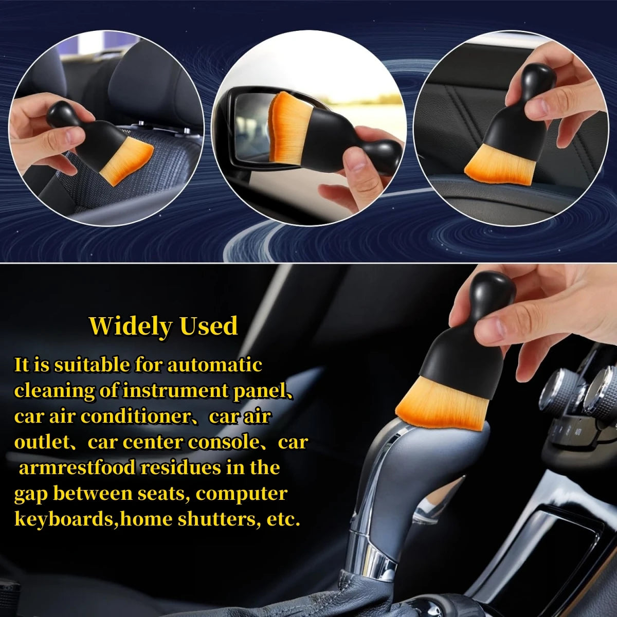 Ultra Soft Car Interior Cleaning Brush