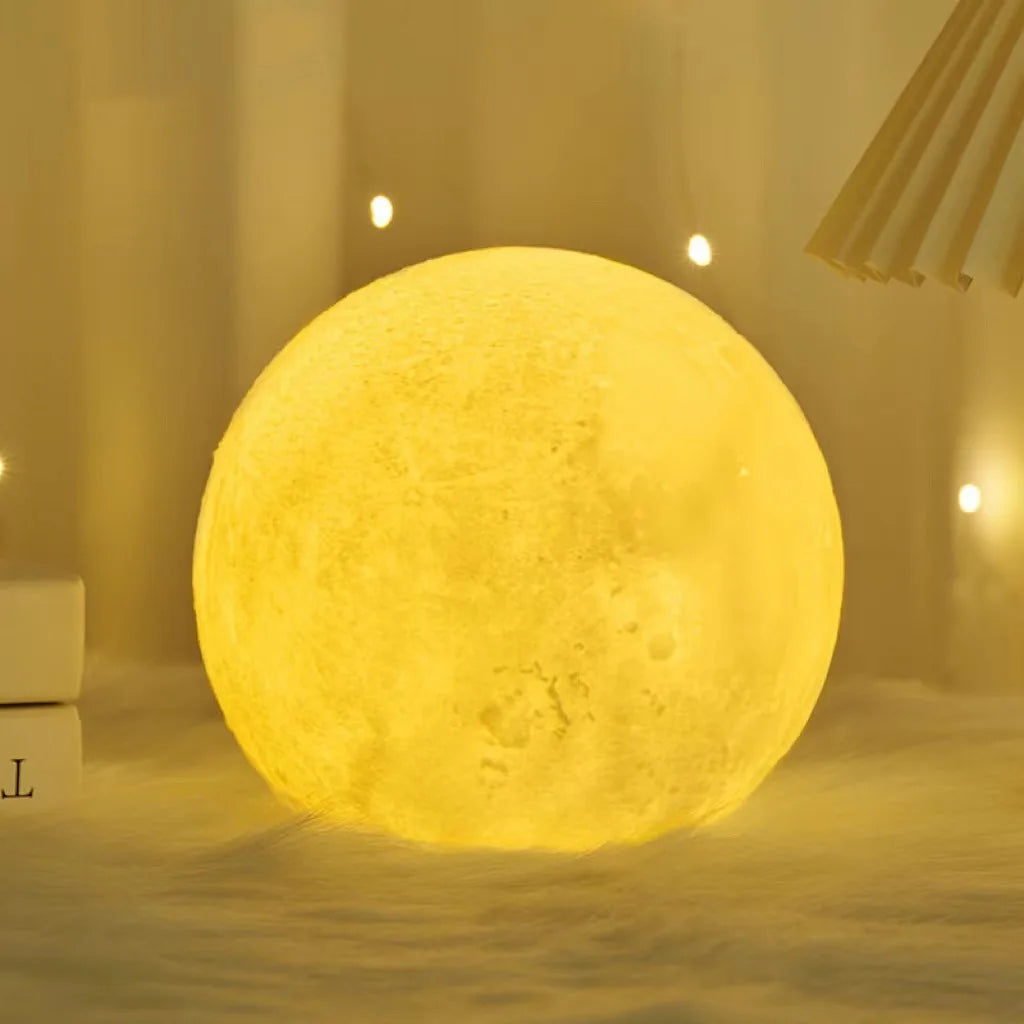 DIY Hand-Painted Moon Night Light Kit - Clickilix
