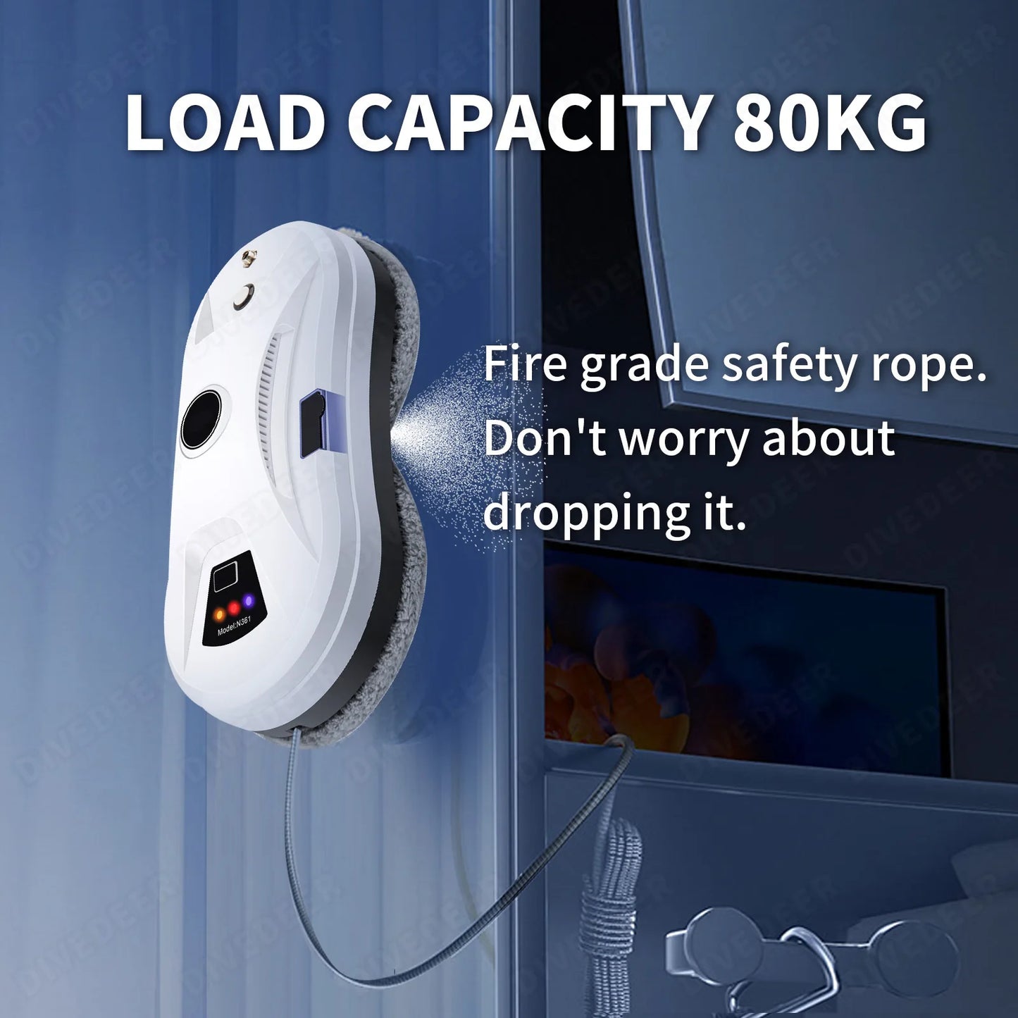 Smart Window Cleaning Robot with Auto Water Spray