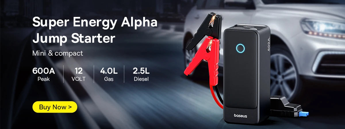 Baseus Mini Air Compressor – Smart Power in Your Glovebox!