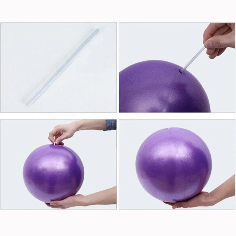 25cm Mini Yoga Ball – Thick PVC, Non-Slip Fitness