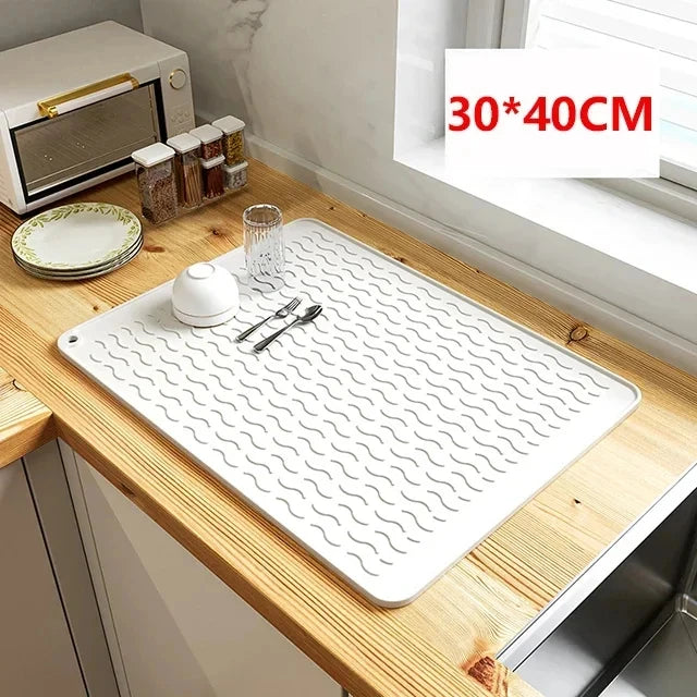 Silicone Drying Mat Non-Slip Heat Resistant Kitchen